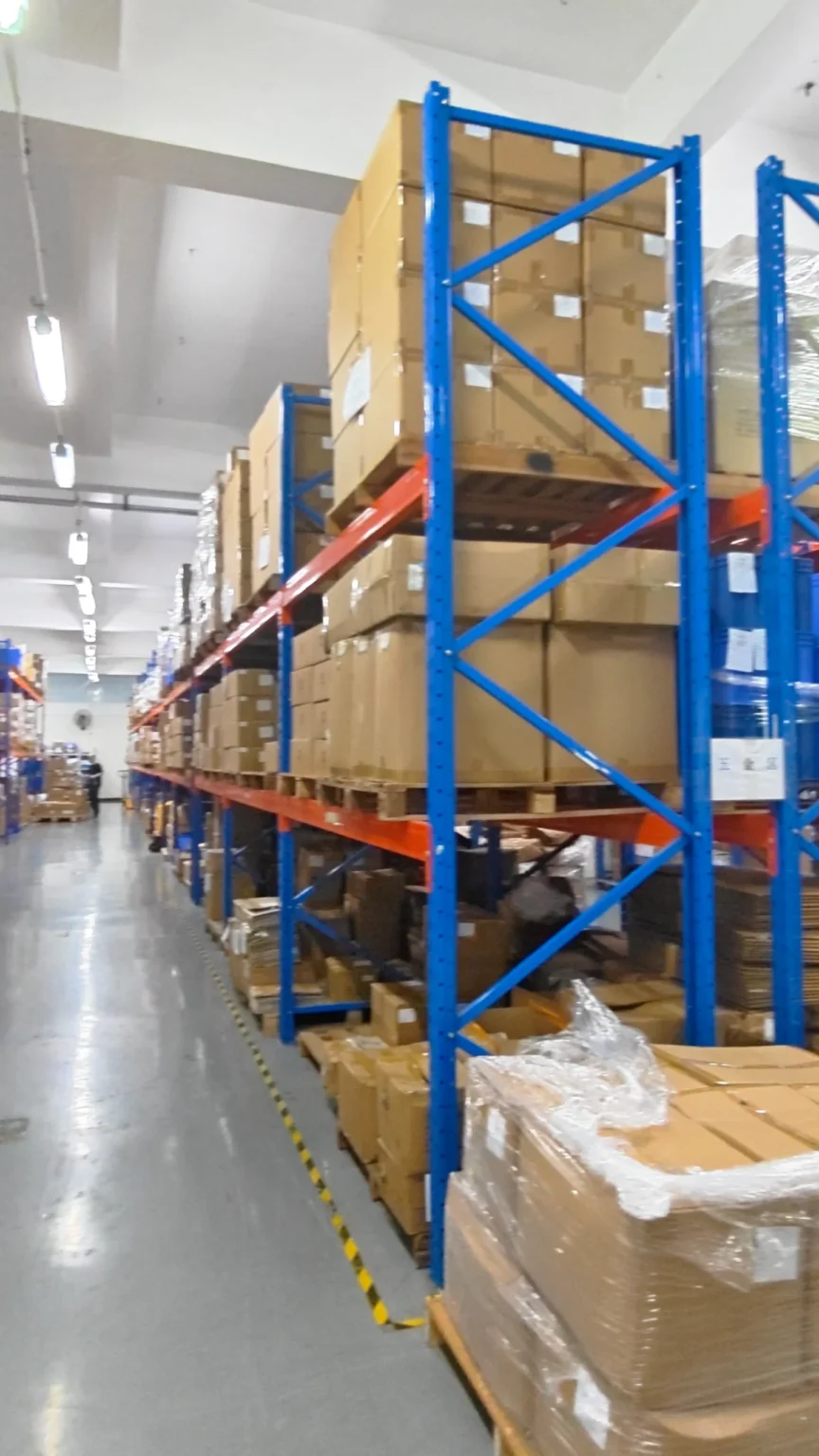 ANHONG warehouse area with stored products