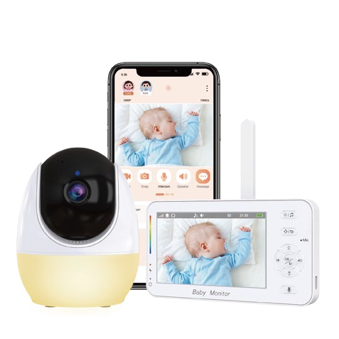 ABM206 4.3/5-Inch 1080P Screen + App Baby Monitor