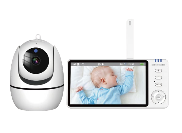 ABM501 5-Inch 720P PTZ 2.4GHz Video Baby Monitor