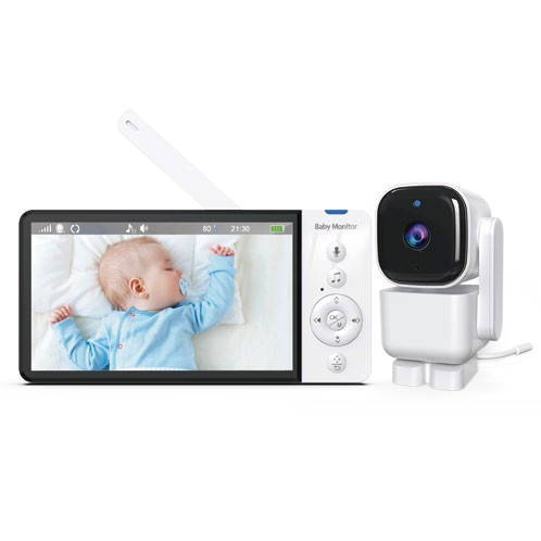 ABM720 5-Inch 720P 2.4GHz Video Baby Monitor