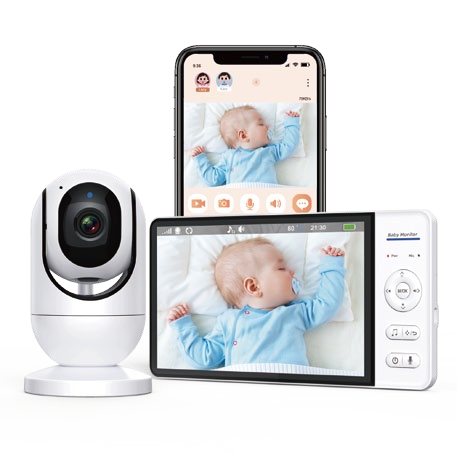 ABM780S 7-Inch 1080P Screen + App Baby Monitor