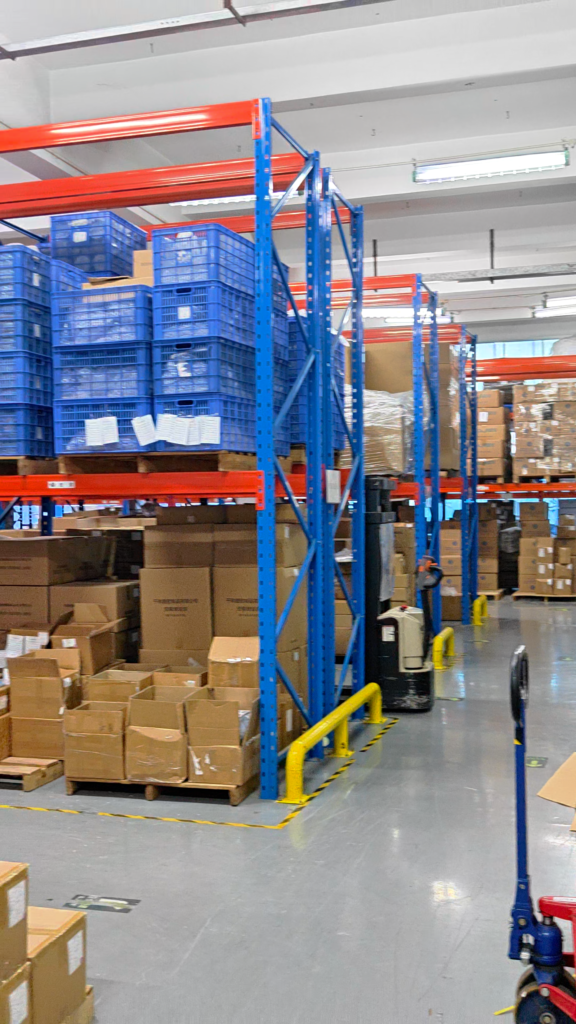 Packaged inventory stored in the ANHONG warehouse