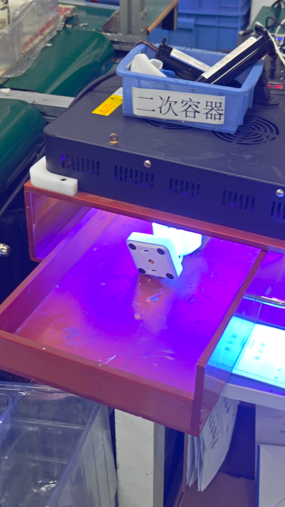 Optical and light test equipment used during product evaluation