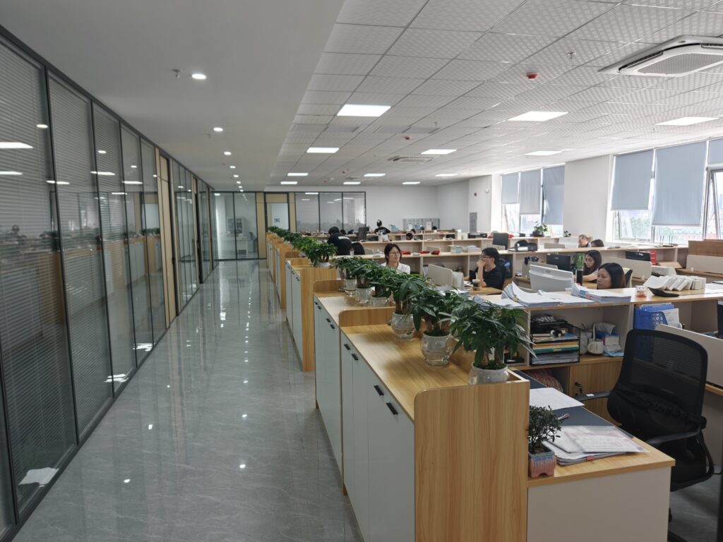 ANHONG office and customer-support coordination area