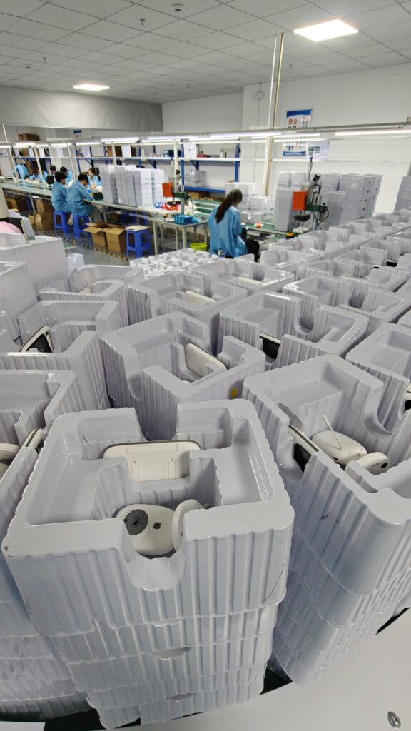 ANHONG camera units organized in protective trays
