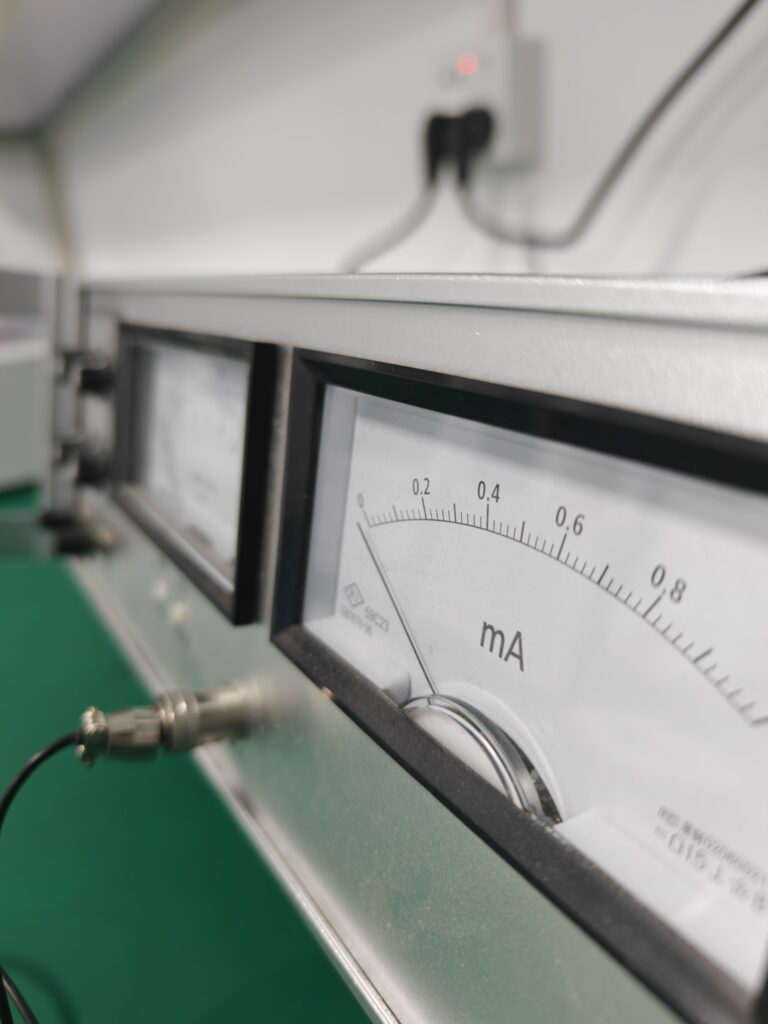 Oscilloscope used during ANHONG engineering evaluation