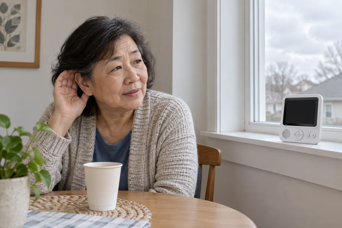 Listening at an ordinary distance in an everyday editorial scene