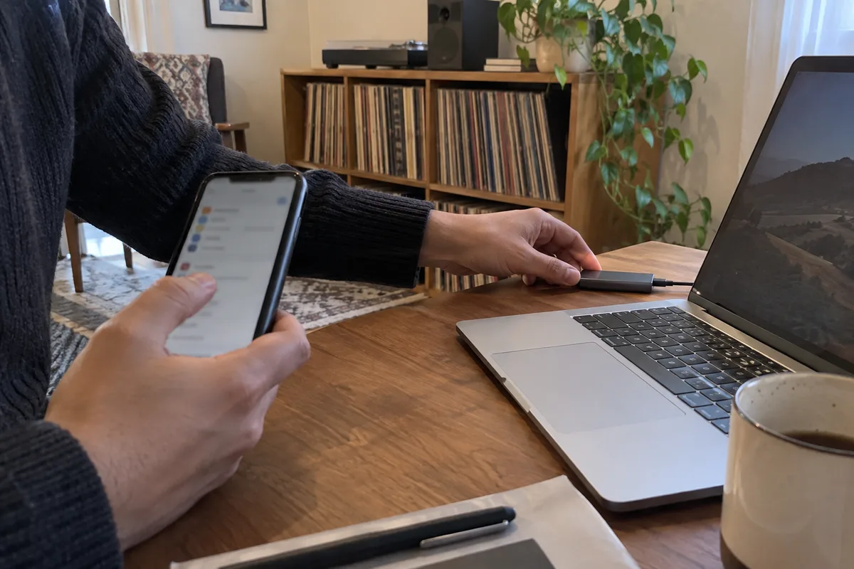 Separating device and remote copies in an editorial scene